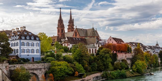 Basel Rhein Münster Stadt