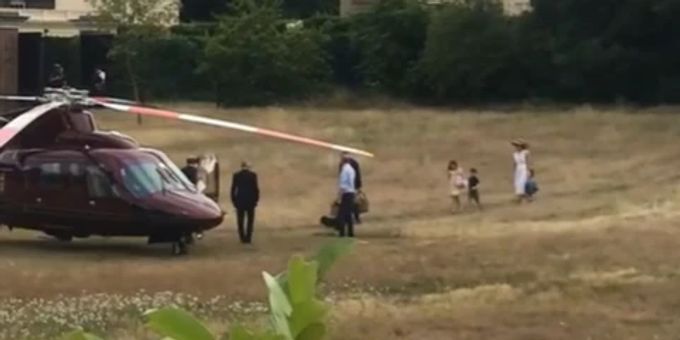 Hier startet Prinz William mit seiner Familie in die Ferien. Prinz William