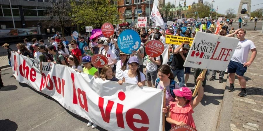 Anti-Abtreibungsdemonstration in Ottawa