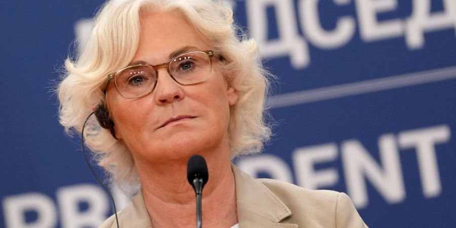Bundesverteidigungsministerin Christine Lambrecht (SPD) steht in der Kritik.