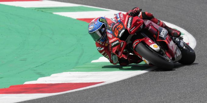 Francesco Bagnaia gewinnt das Heimrennen in Mugello in der MotoGP. MotoGP Francesco Bagnaia