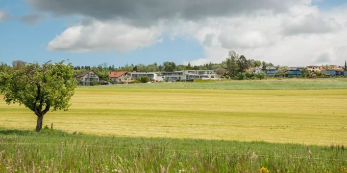 Blick auf Oberwil-Lieli im Kanton Aargau. Blick auf Oberwil-Lieli im Kanton Aargau.