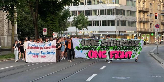 Frontex Demo Zürich