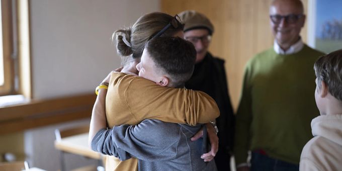 Der Bund bemüht sich um eine möglichst faire Verteilung der aus der Ukraine geflüchteten Menschen innerhalb der Schweiz. (Archivbild) Der Bund bemüht sich um eine möglichst faire Verteilung der aus der Ukraine geflüchteten Menschen innerhalb der Schweiz. (Archivbild)
