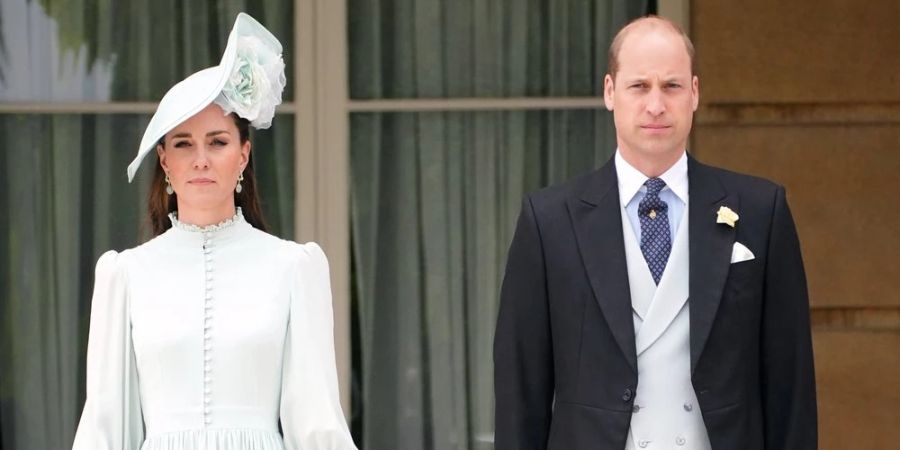 Herzogin Kate und Prinz William kommen ihren Pflichten anlässlich des Platinjubiläums nach.