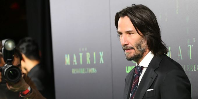 Keanu Reeves an der Filmpremiere von «Matrix Resurrections». keanu reeves
