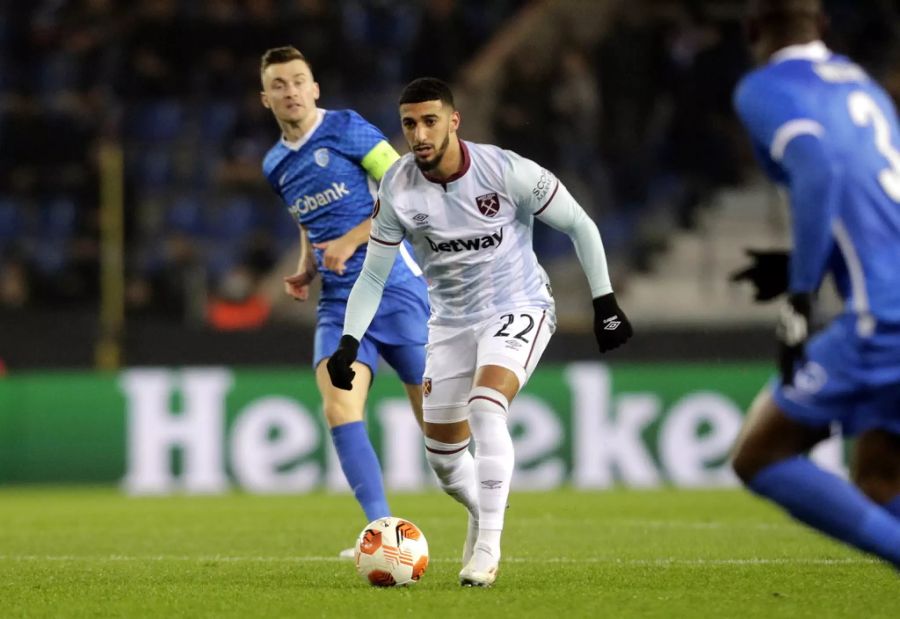 Said Benrahma erzielt für West Ham einen Doppelpack.
