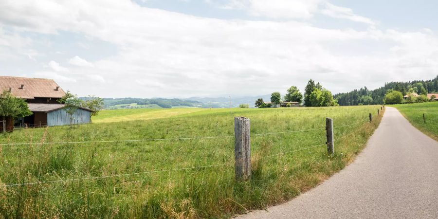 Landschaftsaufnahme in Kirchberg (SG).