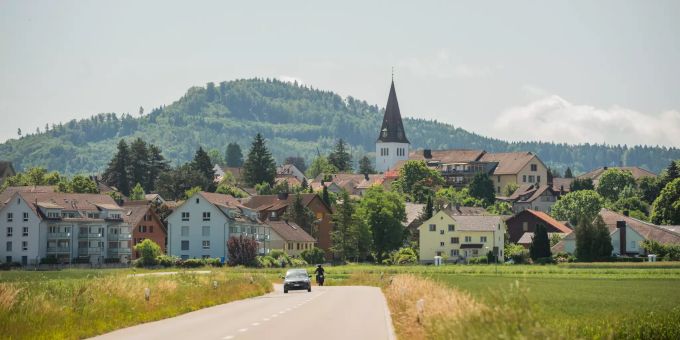 Blick auf die Gemeinde Wattwil (SG). Blick auf die Gemeinde Wattwil (SG).