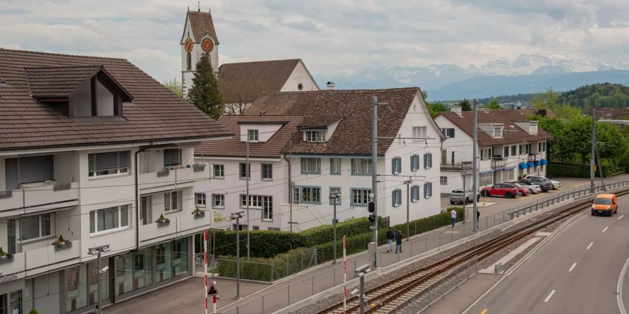 Bahnhof in der Gemeinde Egg.