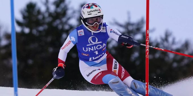 Michelle Gisin fährt in Lienz auf Zwischenrang zwei. Michelle Gisin