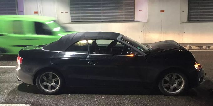 Personen wurden bei der Auffahrkollision keine verletzt. Unfall