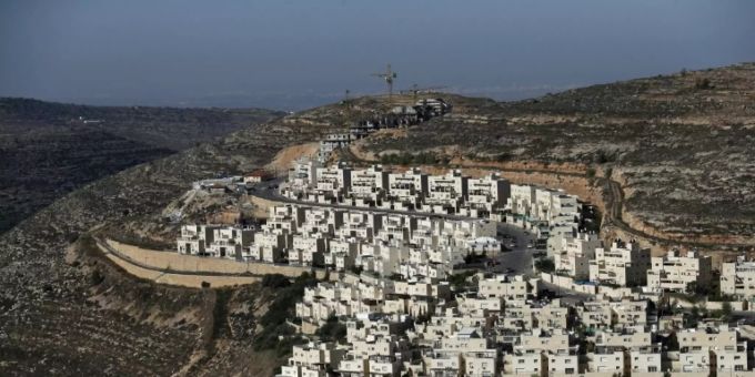 Die Siedlung Givat Zeev im Westjordanland Die Siedlung Givat Zeev im Westjordanland