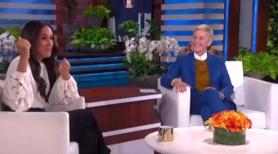 Meghan im Gespräch mit Ellen DeGeneres.