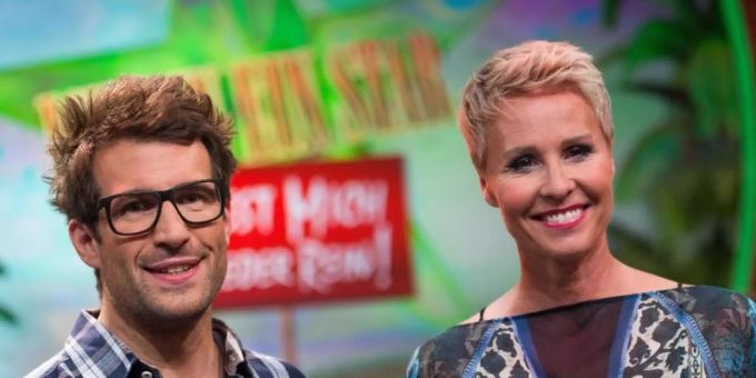Die Moderatoren Sonja Zietlow und Daniel Hartwich lächeln nach der RTL-Show «Ich bin ein Star - Lasst mich wieder rein!». Foto: Marius Becker/dpa Die Moderatoren Sonja Zietlow und Daniel Hartwich lächeln nach der RTL-Show «Ich bin ein Star - Lasst mich wieder rein!». Foto: Marius Becker/dpa