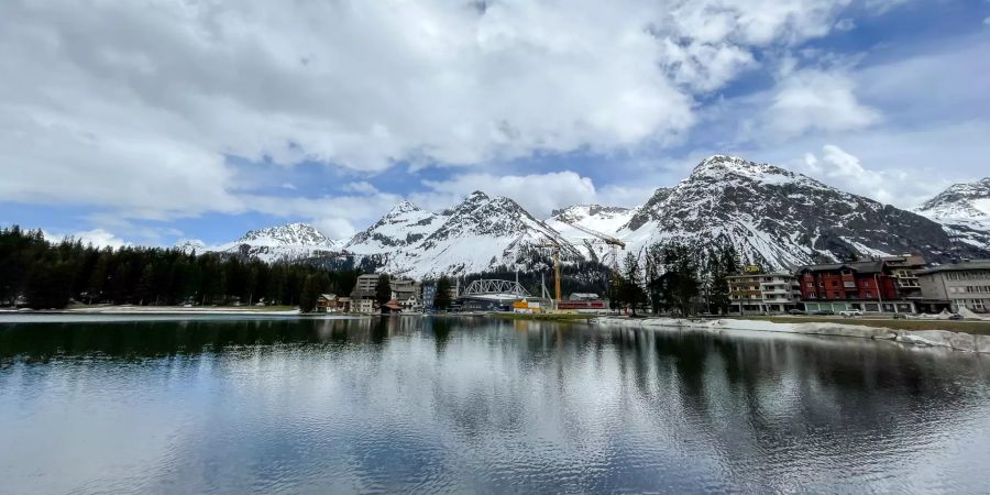 Ausblick auf den Obersee in Arosa.