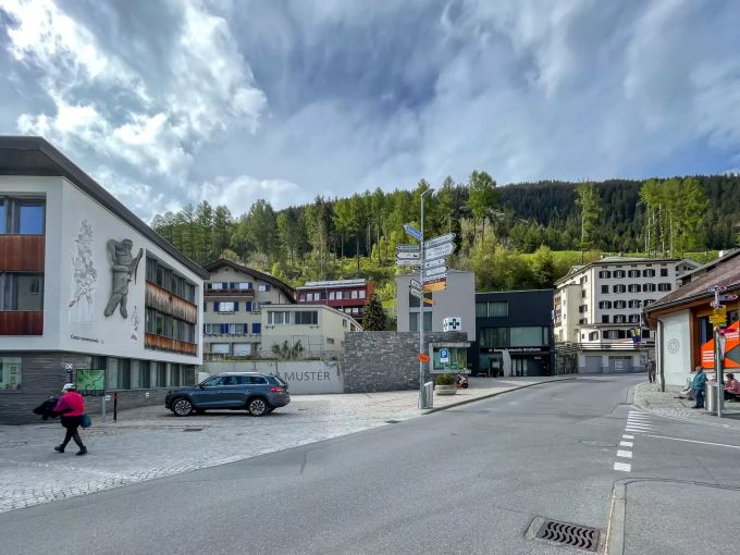 Dorfzentrum Disentis/Mustér. Dorfzentrum Disentis/Mustér.