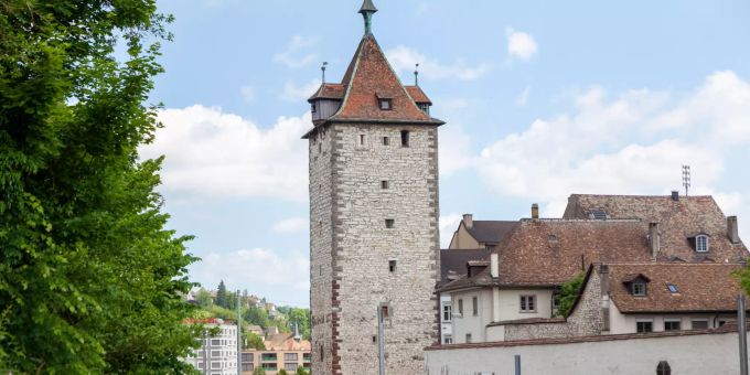Der Obertorturm in Schaffhausen. Der Obertorturm in Schaffhausen.