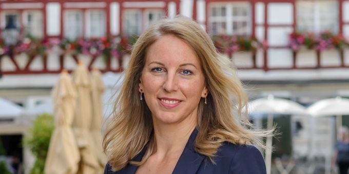 Désirée Stähelin-Baldegger, Nationalratskandidatin der SVP St. Gallen. Désirée Stähelin-Baldegger SVP