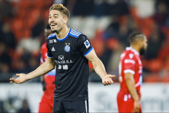 Tomas Ribeiro im Trikot von GC, heute spielt er in Portugal bei Vitória Guimarães. Tomas Ribeiro GC