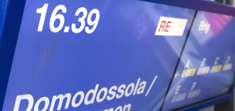 Doch das System machte nicht mit und die Anzeigetafeln spielten verrückt.
