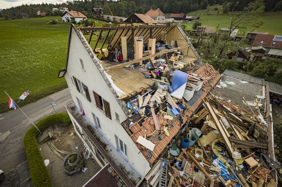 Rund 5000 Gebäude wurden beschädigt.