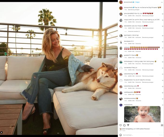 Auch Denise Richards ist seit dem letzten Jahr auf Onlyfans aktiv. Denise Richards Charlie Sheen
