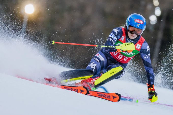 Mikaela Shiffrin im Slalom am Semmering (Ö). Mikaela Shiffrin Slalom Semmering