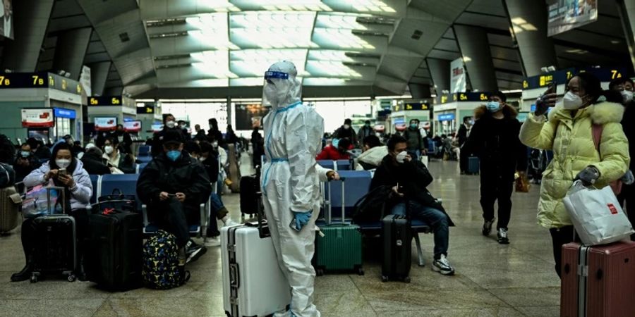 Corona-Welle in China wirkt sich auf das Reisen aus