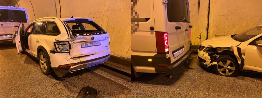 An den Fahrzeugen entstand ein Sachschaden.