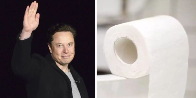 Elon Musk will bei Twitter ordentlich einsparen. Mitarbeitende müssen jetzt sogar ihr eigenes Toilettenpapier mitbringen. elon musk