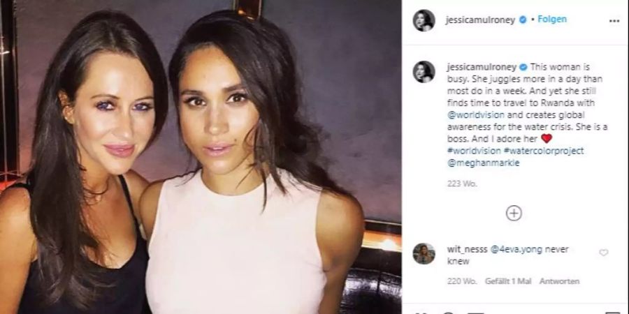 Meghan Markle und Stylistin Jessica Mulroney waren eng befreundet.