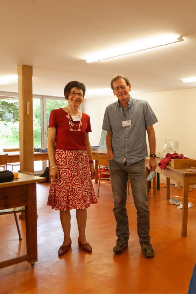 Bea Haslimeier und Urs Hammer haben den Repair-Event organisert und sind seit einigen Jahren dabei