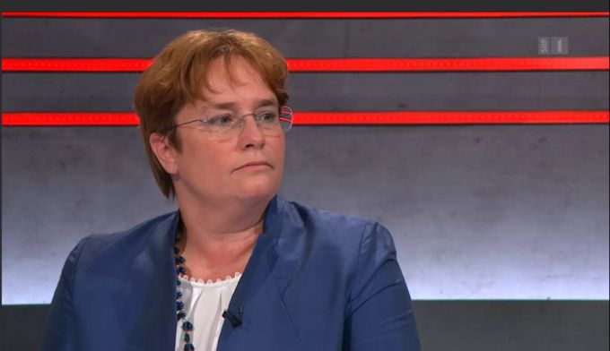 Magdalena Martullo-Blocher in der «Arena» im Juni 2019. arena