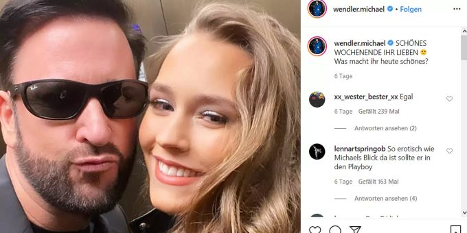 Michael Wendler und Laura Müller. Mittlerweile sind beide verlobt. Michael Wendler