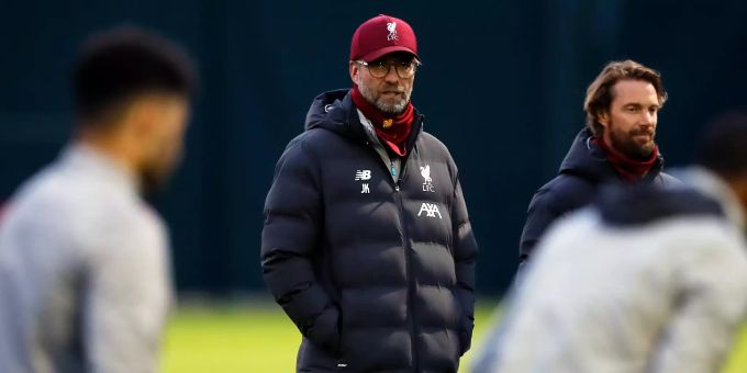 Jürgen Klopp während einer Trainingseinheit beim FC Liverpool. FC Liverpool Jürgen Klopp
