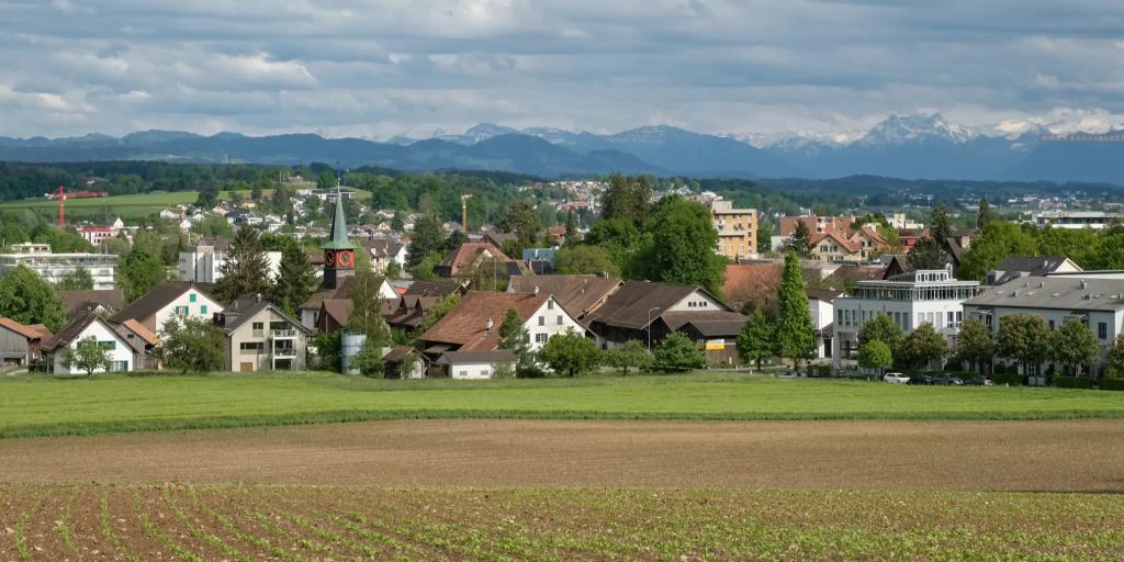 Dietlikon streets and utility lines are being renovated