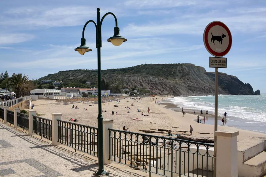 Der Strand in Praia da Luz (Portugal). In diesem Küstenstädtchen wurde Maddie 2007 entführt.