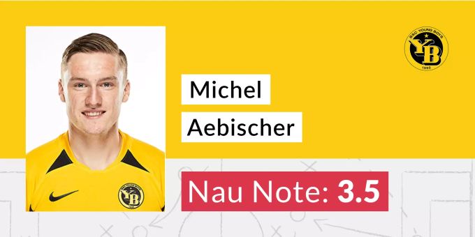 Die Nau-Note für Michel Aebischer. FC Thun YB