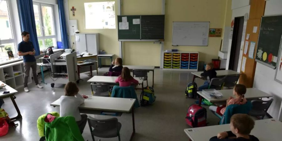 Grundschulunterricht in Corona-Zeiten im bayerischen Eichenau