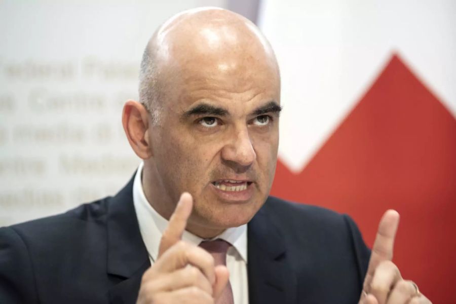 Coronavirus Alain Berset Sicherheitsabstand
