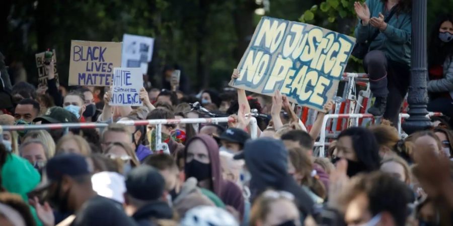 «Black Lives Matter»-Demo in Berlin