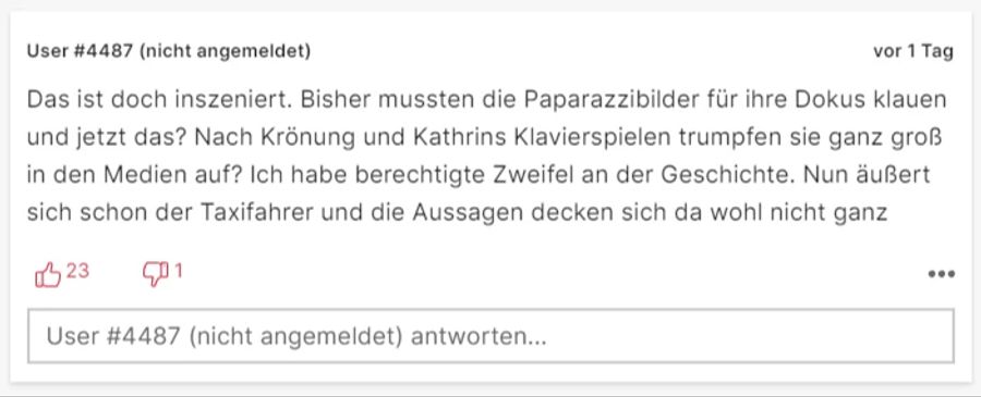 Dieser Schreiberling nennt die Jagd sogar «inszeniert».