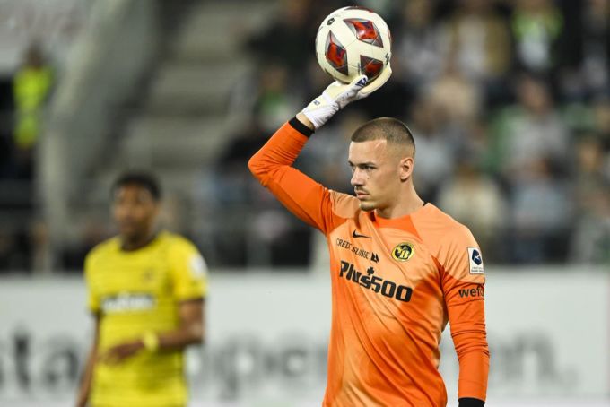 Anthony Racioppi spielt eine starke Rückrunde im YB-Tor, fällt aber dann verletzt aus. YB