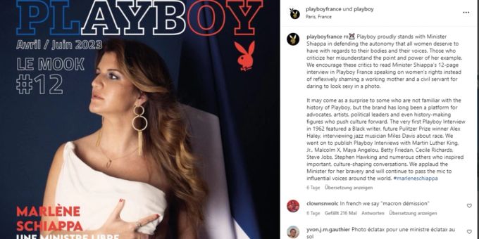 Playboy Nummer Mit Frankreichs Staatssekret rin Wird Verkaufshit Nau ch Playboy Nummer Mit Frankreichs Staatssekret rin Wird Verkaufshit Nau ch