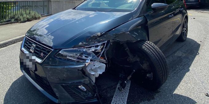 Dornach SO - Auf Gegenfahrbahn geraten und Unfall gebaut