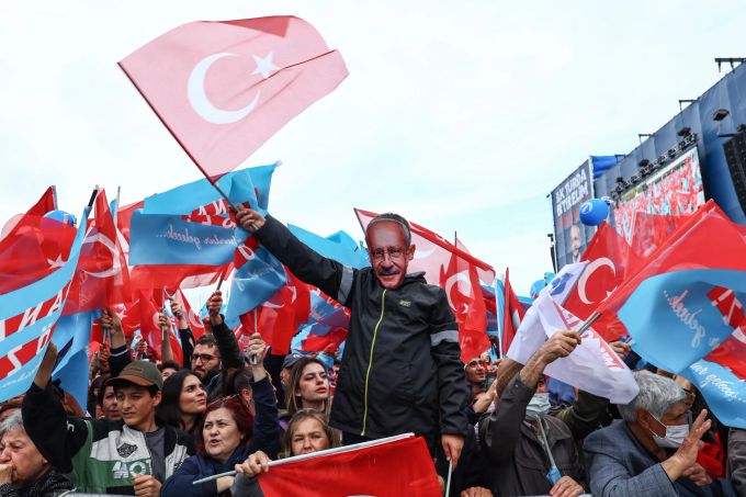 Anhänger von Kemal Kilicdaroglu. Türkei