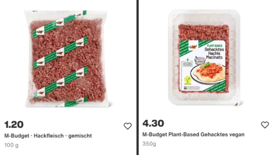 Mittlerweile gibt es auch Alternativen für kleines Geld. Links: 1,20/100g, Rechts: 1,23/100g. (3/3)