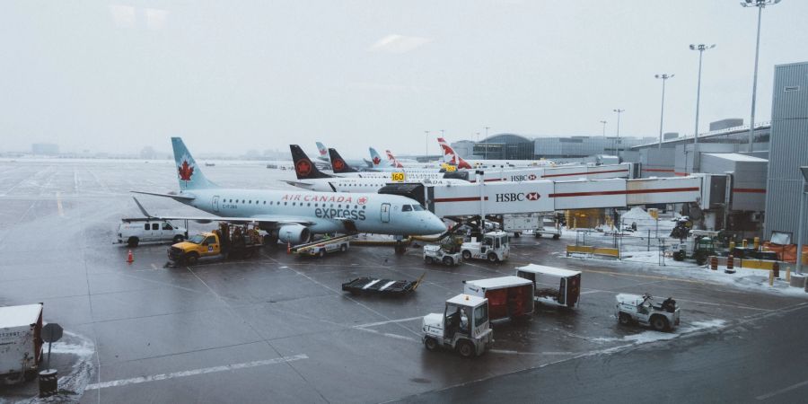Der Flughafen in Toronto
