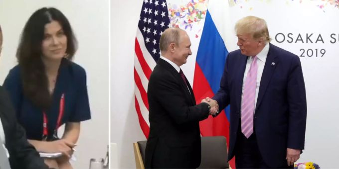 Ex-Sprecherin - «Putin wollte Trump mit schöner Übersetzerin ablenken»